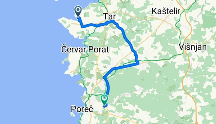 Lanterna, Tar nach Poreč