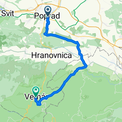 Poprad- Betlanovce- Podlesok- Vernár