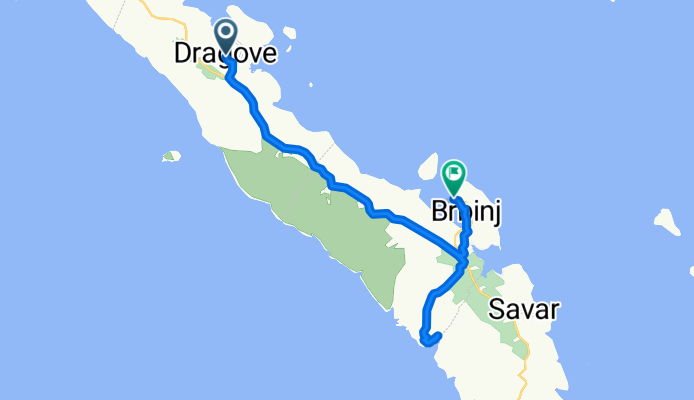 Staza br.5 Dragove-Lupinja draga-Kamičina-Brbinj