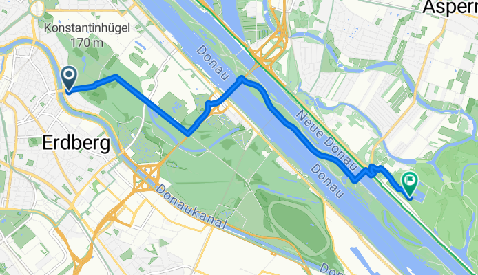 From the Prater to a cute resting spot across the Danube Island