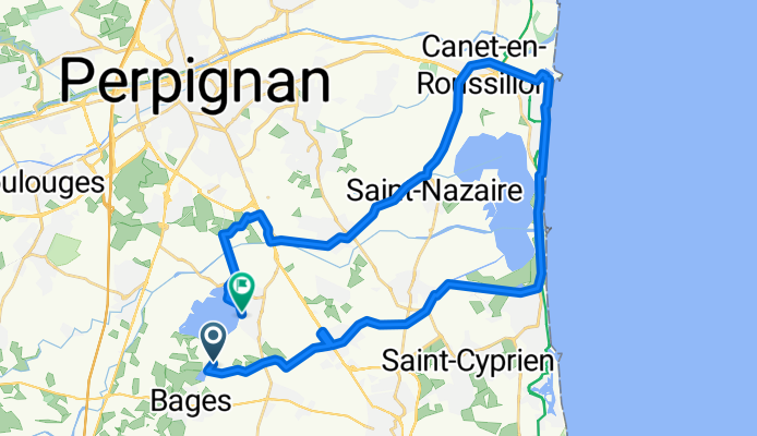 Villeneuve de la Raho, Bages à Route de Bages, Villeneuve-de-la-Raho