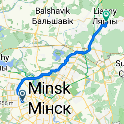Маршрут в Беларусь