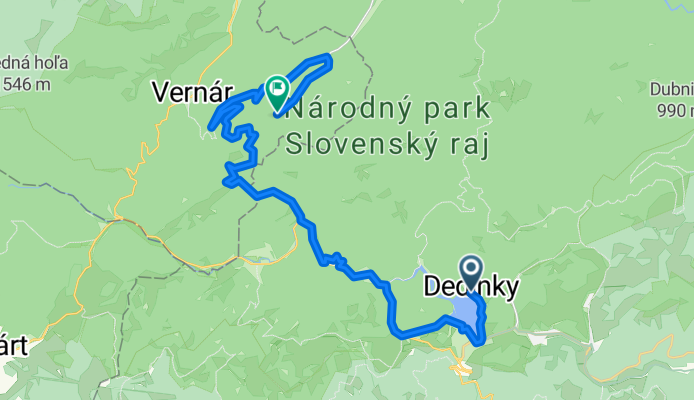 Dedinky- Stratená- s.Kopanec- Blajszloch