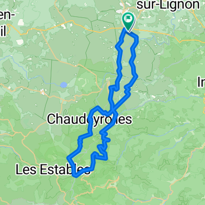 Route de la Détourbe, Mazet-Saint-Voy à Route de la Détourbe, Mazet-Saint-Voy