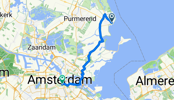 Itinéraire à Amsterdam