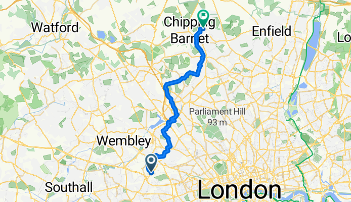 From London to Barnet