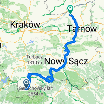 VeloDunajec - Chramcówki do Wietrzychowice