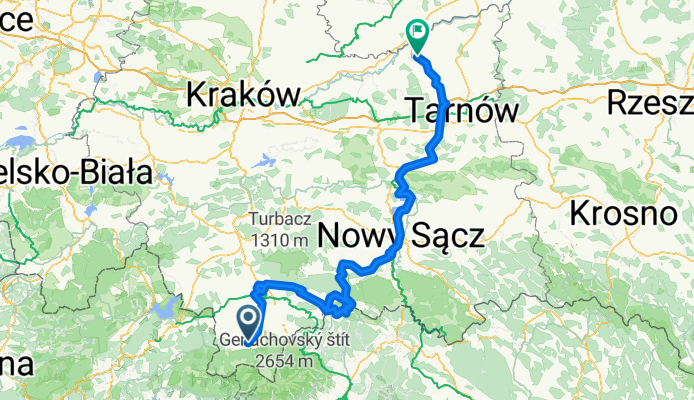 VeloDunajec - Chramcówki do Wietrzychowice