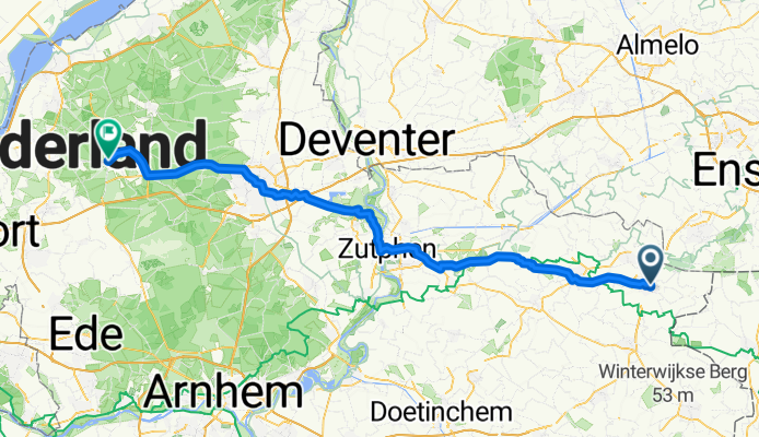 Kruiskamplaan, Eibergen nach Putterweg, Garderen