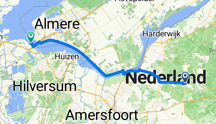 Putterweg, Garderen nach Graaf Florislaan, Muiderberg