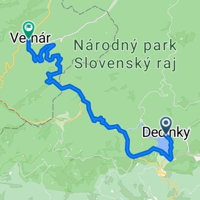 Dedinky- Stratená- s.Kopanec- Vernár