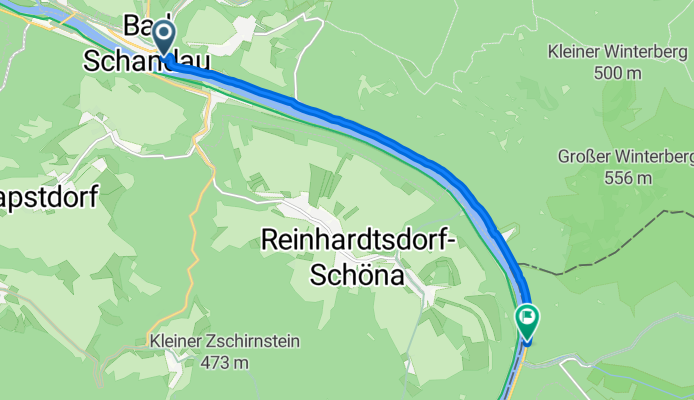 1. Bad Schandau - Hrensko
