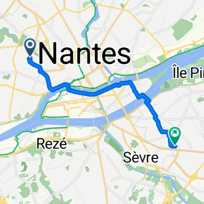 De Rue du Calvaire de Grillaud à Route de Clisson