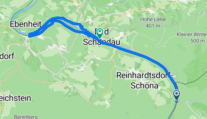 2. Hrensko - Königstein - Bad Schandau