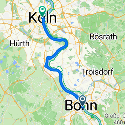 Am Boeselagerhof, Bonn to Johannisstraße, Cologne
