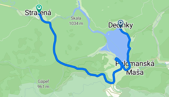 Dedinky- Dobšinský kopec- Stratená