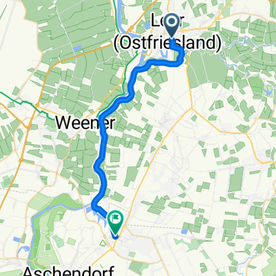 Route von Leer (Ostfriesland)