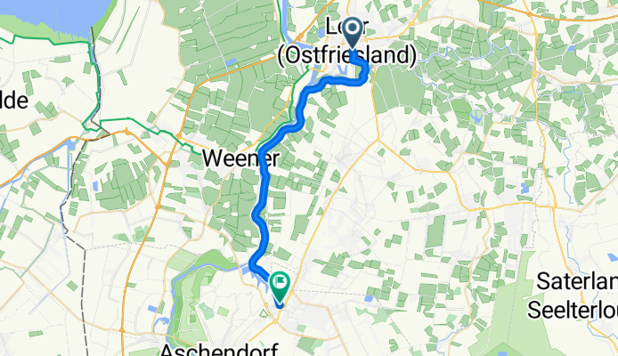 Route von Leer (Ostfriesland)