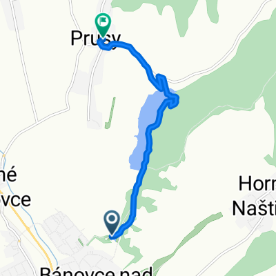 Ozorovské Lúky, Bánovce nad Bebravou až Prusy, Prusy