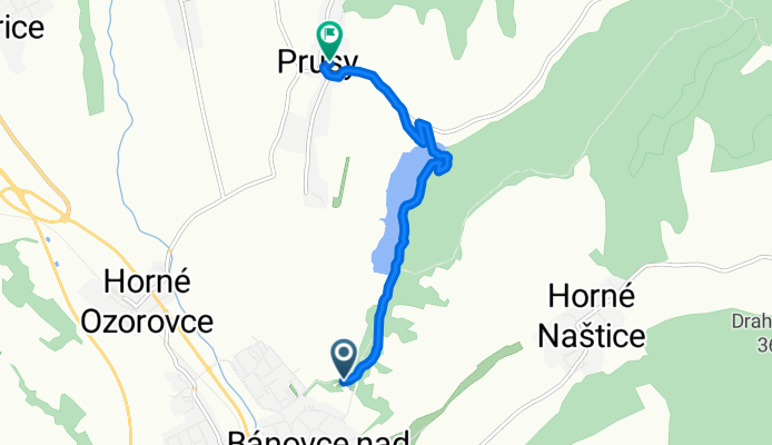 Ozorovské Lúky, Bánovce nad Bebravou až Prusy, Prusy