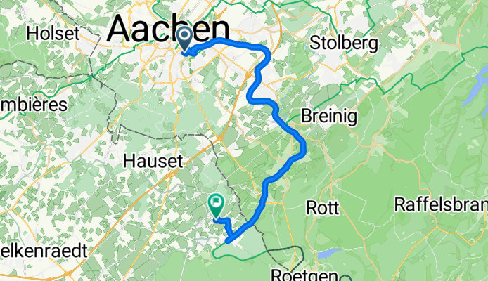 Aachen nach Burgstraße
