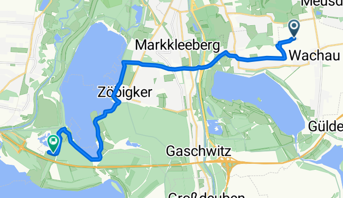 Dösener Weg, Markkleeberg nach A38, Zwenkau