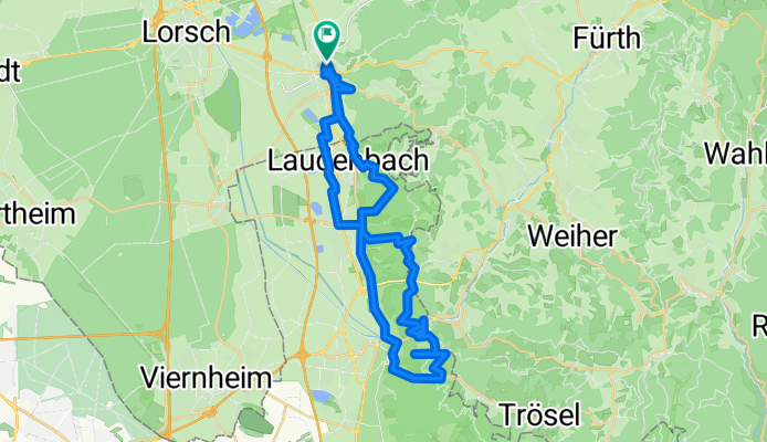 Darmstädter Straße, Heppenheim (Bergstraße) nach Darmstädter Straße, Heppenheim (Bergstraße)