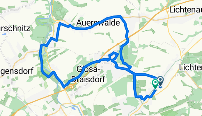 Ortelsdorfer Straße, Chemnitz nach Ortelsdorfer Straße, Chemnitz