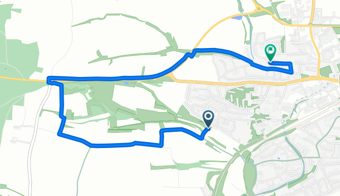 Cottbuser Straße, Herrenberg nach Tannenstraße, Herrenberg