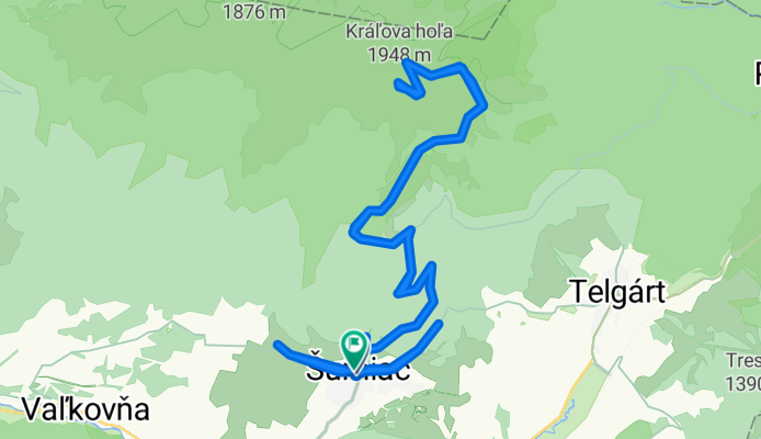 Juraja Kriváňa, Šumiac až Bučinka, Šumiac