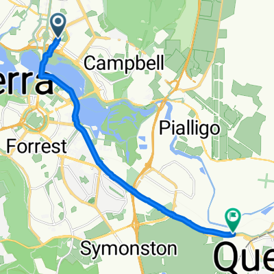 Bunda St, City to Yerralee Rd, Jerrabomberra