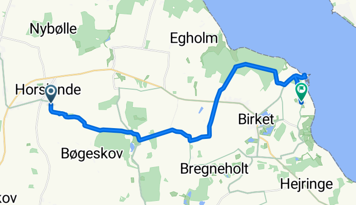 Pederstrupvej 3J nach Kragenæsvej