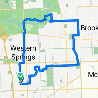 Woodland Ave, Western Springs to Woodland Ave, Western Springs