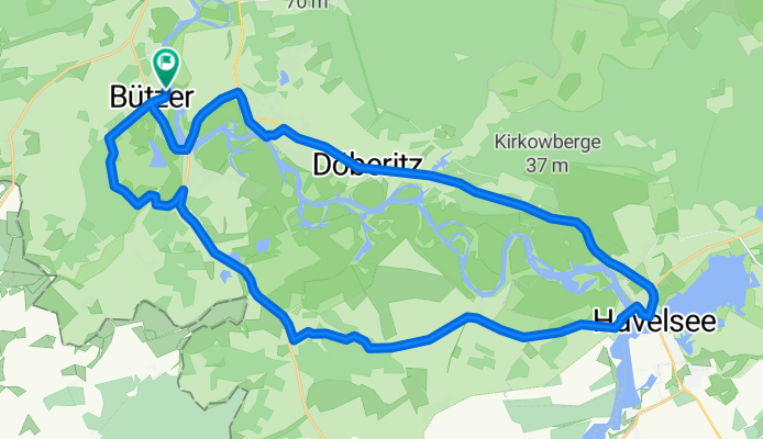 Milower Land Kiefernweg Rundfahrt