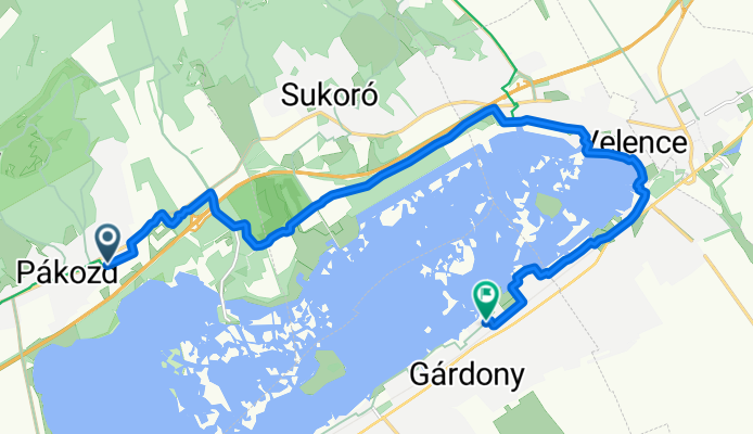 Budai út, Pákozd - Pisztráng utca, Gárdony
