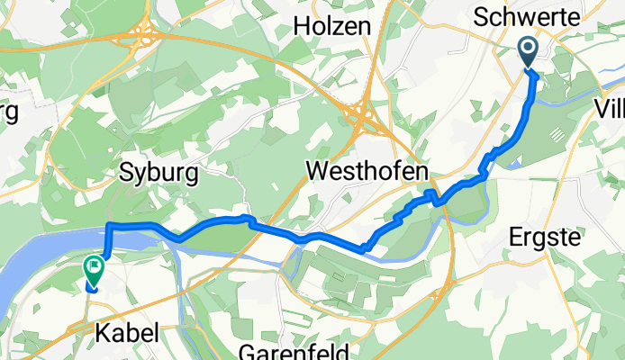 Schwerte nach Kabeler Straße