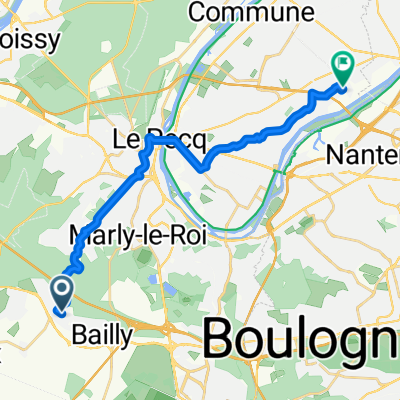 Rue André le Bourblanc, Noisy-le-Roi à Impasse du Colombier, Carrières-sur-Seine