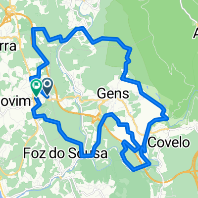 Rua de Trás da Serra de Cima to Rua de Trás da Serra de Cima