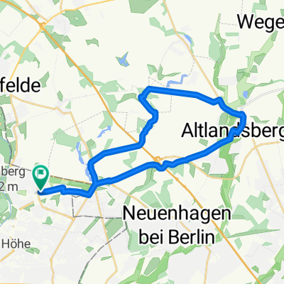 Rundweg über Altlandsberg, Trappenfelde und Hönow