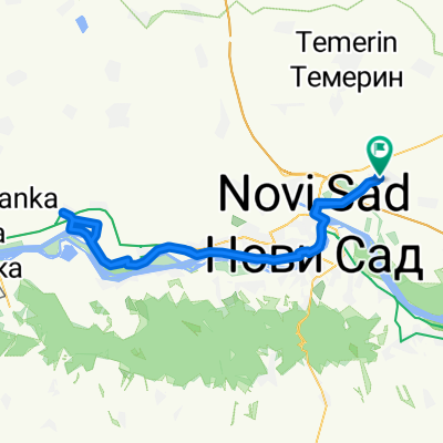 Svetosavska, Novi Sad to Svetosavska, Novi Sad