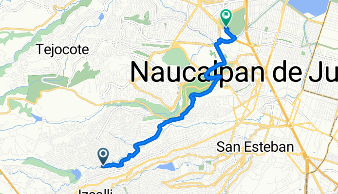 De Sauce a parque Naucalli