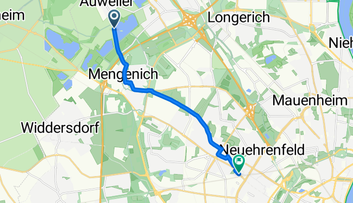 Auweilerweg, Köln nach Venloer Straße, Köln