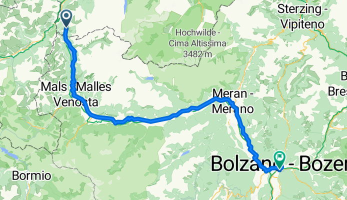 Nauders - Bozen