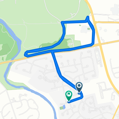 Chestnut Dr, Newtown to Chestnut Dr, Newtown