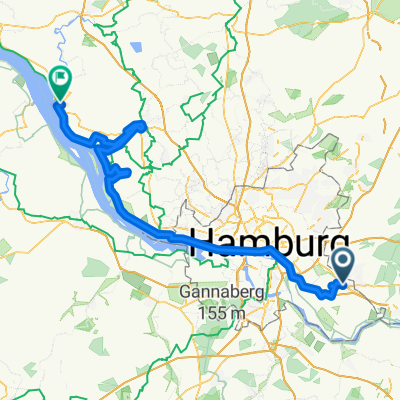 Hamburg to Glückstadt