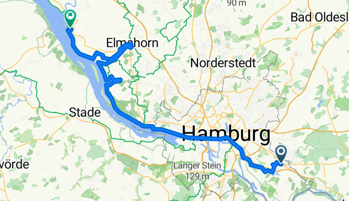 Hamburg to Glückstadt