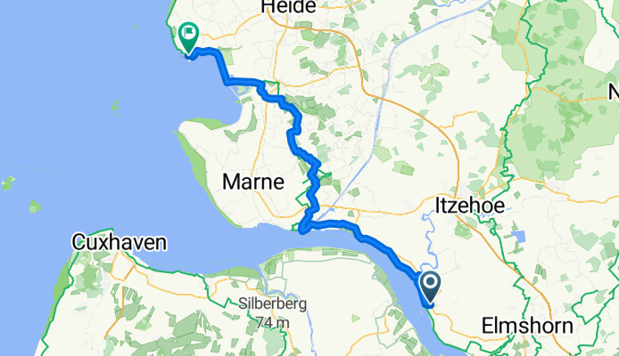 Glückstadt to Büsum