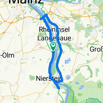 Radtour entlang des Rheins