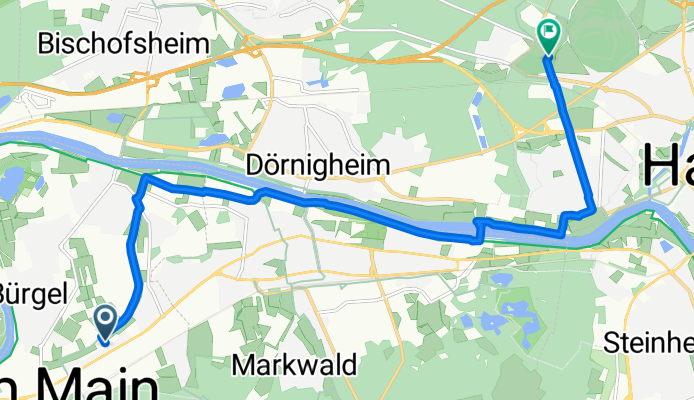 Mühlheimer Straße do Parkpromenade