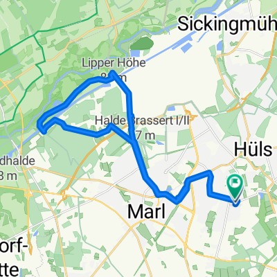 Wellerfeldweg 150A to Wellerfeldweg 150A